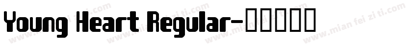 Young Heart Regular字体转换